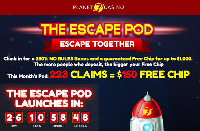 Planet 7 Casino Vip Match Bonus